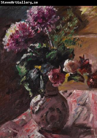 Lovis Corinth Chrysanthemen und Rosen im Krug